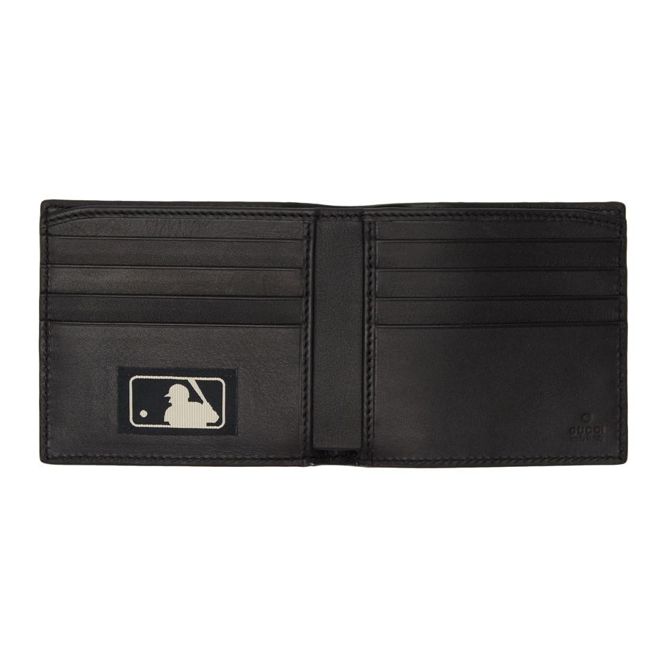 Gucci Leather Black La Angels Edition GG Wallet for Men - Lyst