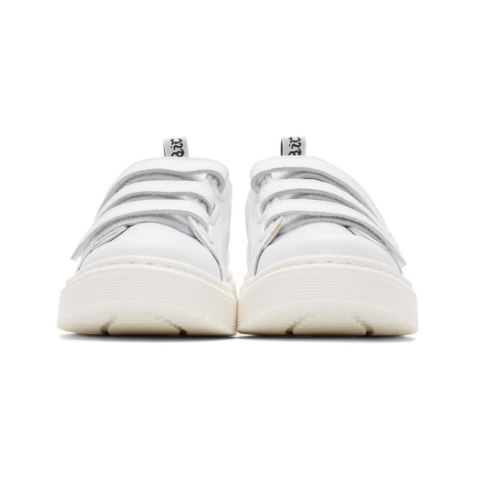 Dr. Martens White Dante Strap Sneakers for Men | Lyst