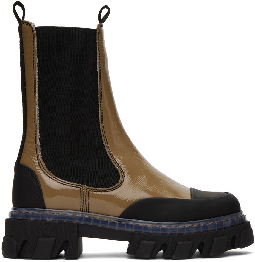 Maison Margiela レディース ブラック Tabi レインブーツ ブーツ Maison Margiela レディース ブラック Tabi レインブーツ ブーツ