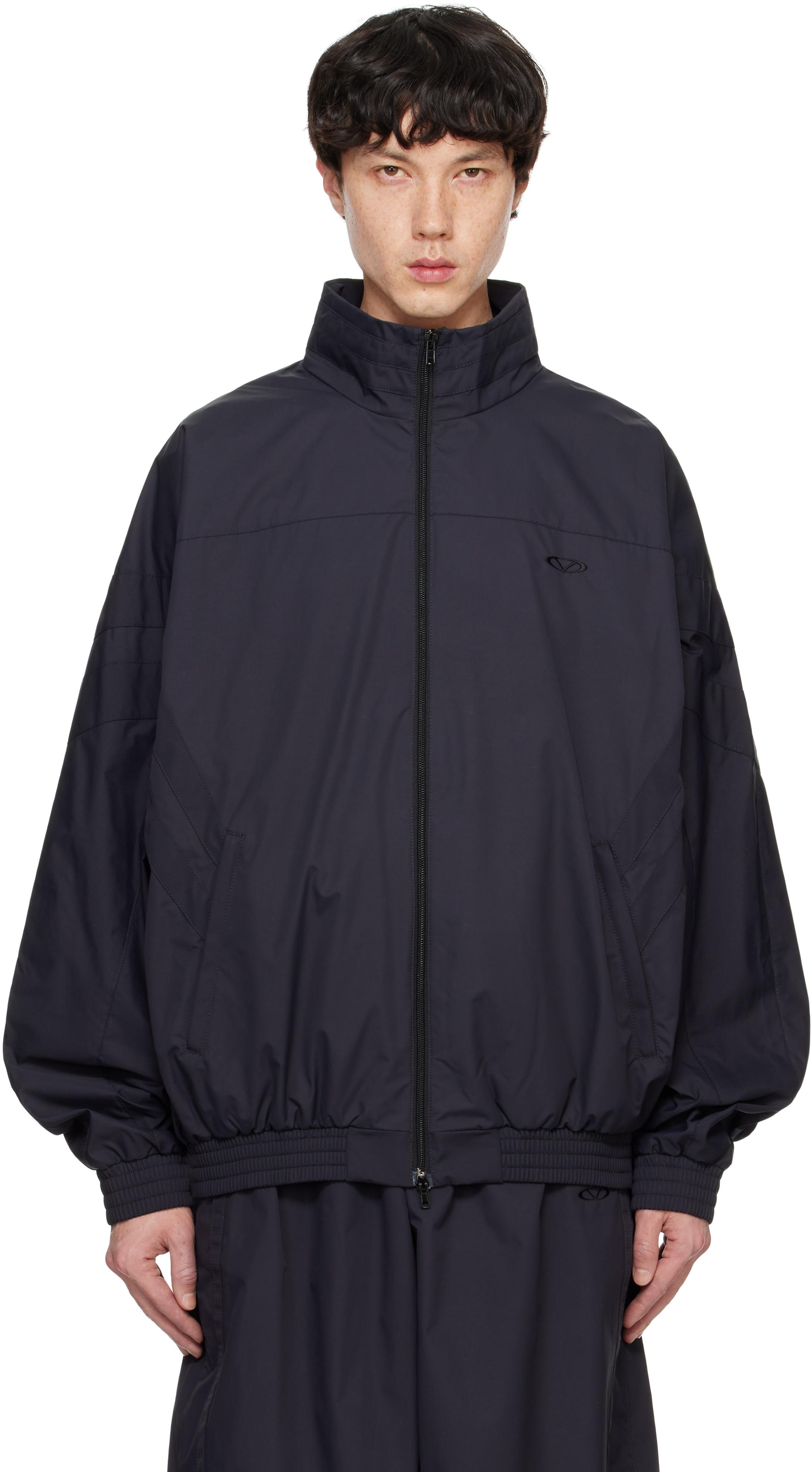 Vetements Oval Logo Track Jacket in Blue for Men | Lyst