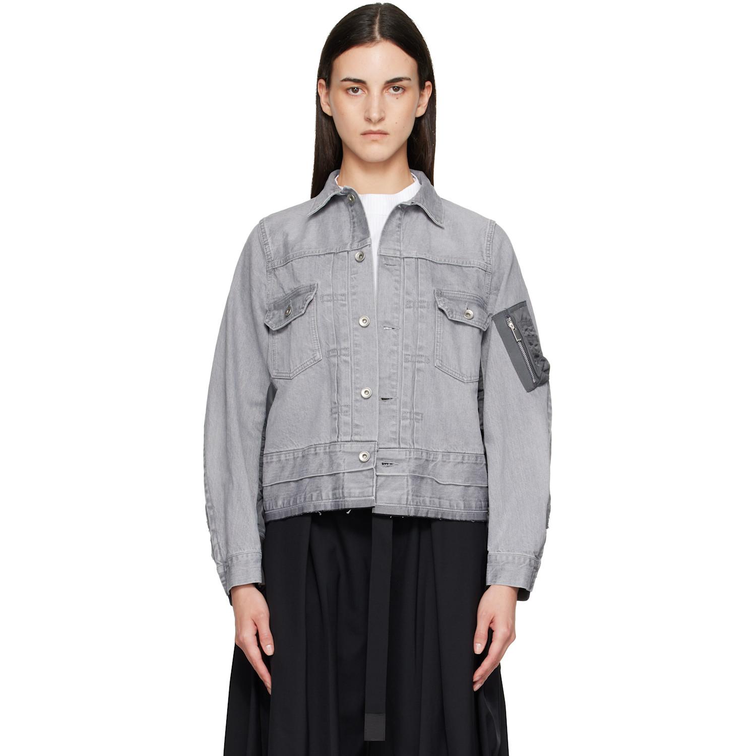 レディース Sacai ジーン布 & デニムジャケット | オンラインセールは