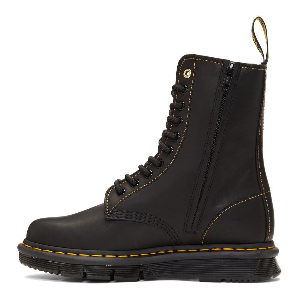 Yohji Yamamoto Leather Black Dr. Martens Edition Oridance Yy Boots for ...