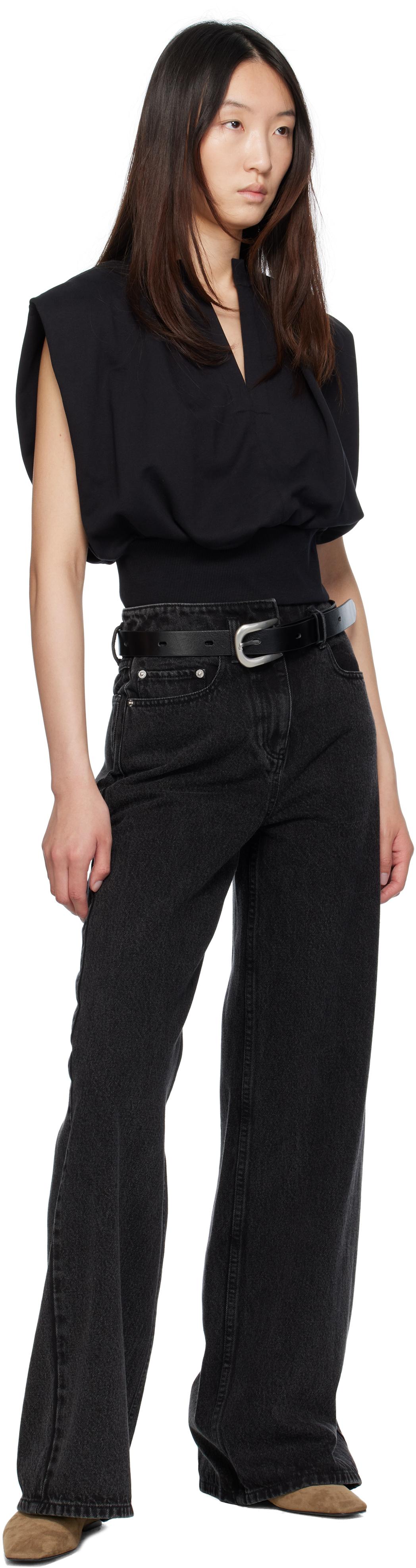 【関税込み】rag & bone ブラック Stevie レザーベルト Stevie Leather Belt - Black | rag & bone