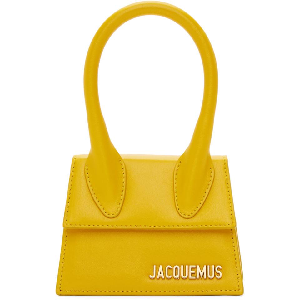 Jacquemus Le Chiquito Leather Mini Bag in Yellow - Lyst