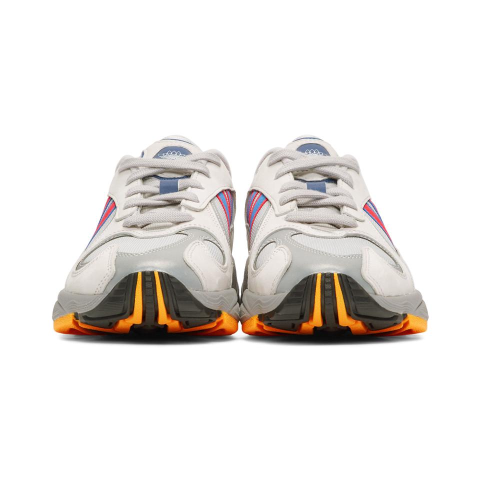 adidas yung 1 grey and red