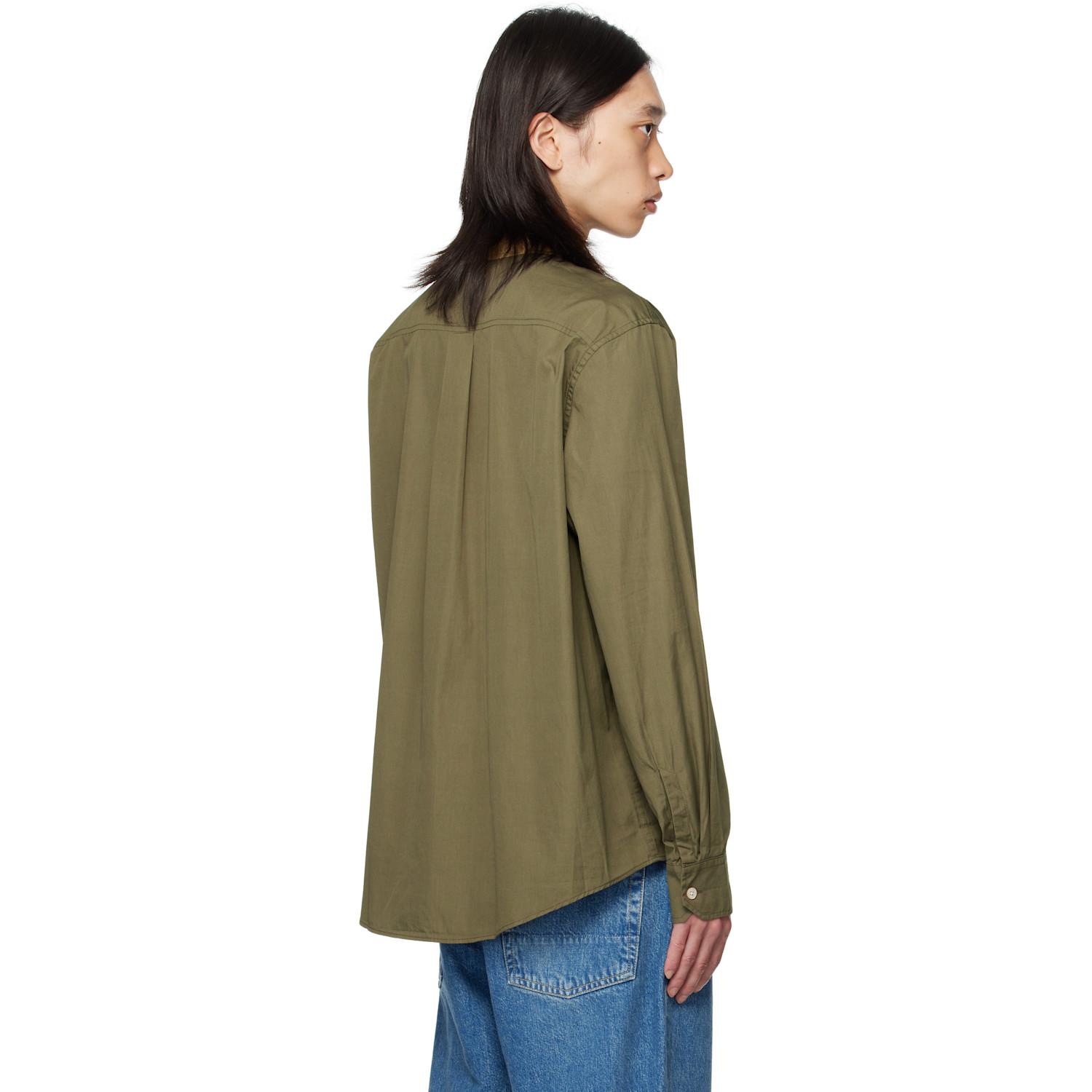 Our Legacy Khaki Beyond Bd Shirt in Green for Men | Lyst
