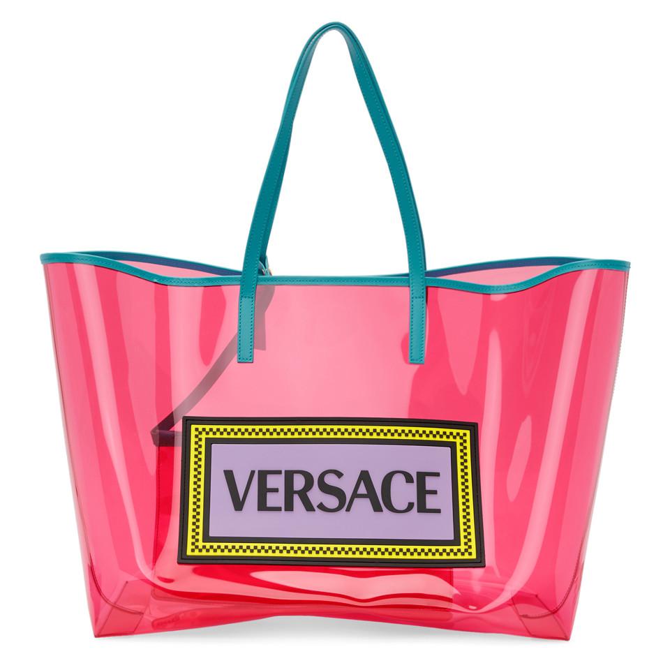 Versace clear tote bag Clearance