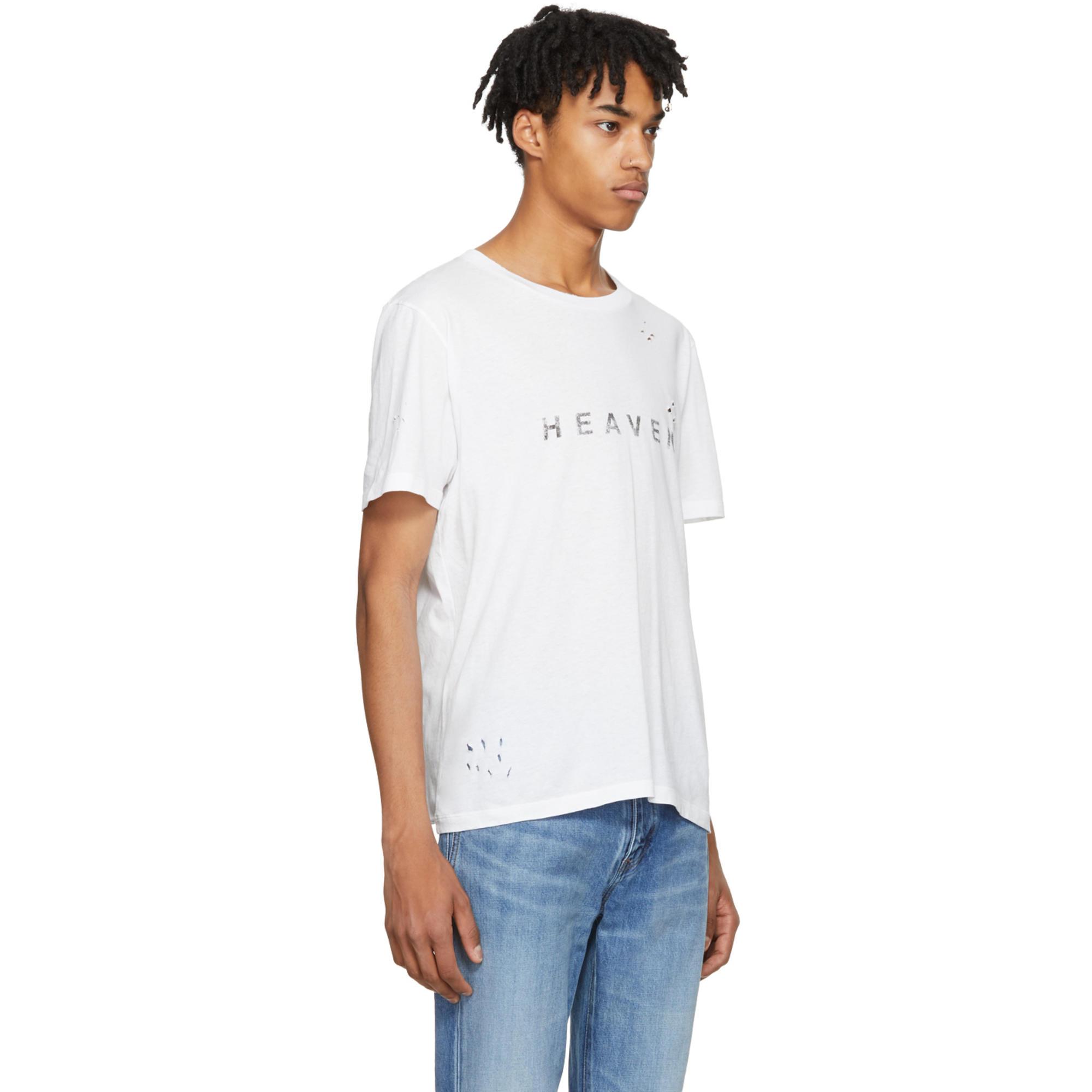 saint laurent heaven t shirt