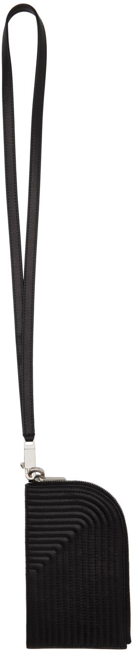 Rick Owens メンズ ブラック ネックウォレット 財布 & カード Rick Owens メンズ ブラック ネックウォレット 財布 & カード