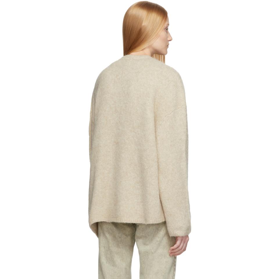 Cardigan blanc casse Noma Cachemire 