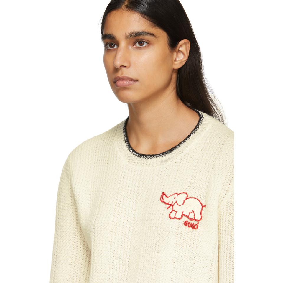 gucci elephant sweater