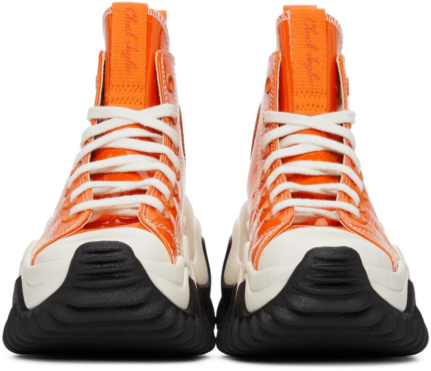 Converse Orange Run Star Motion High Sneakers for Men | Lyst