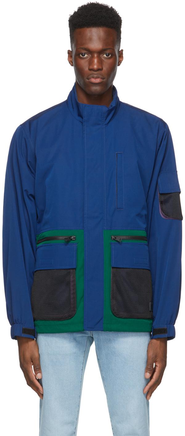 blue tactical jacket