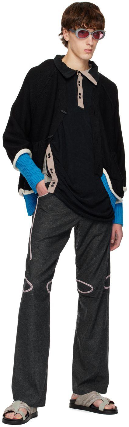 Kiko Kostadinov Iblish Cardigan in Black for Men | Lyst