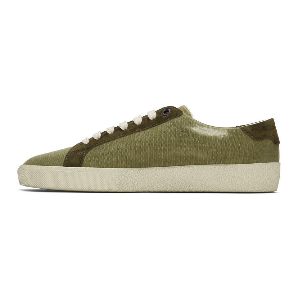 Saint Laurent Court Classic Sl/06 Sneakers In Embroidered