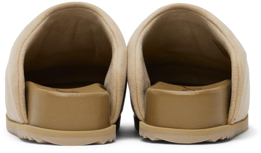 【関税込み】YUME YUME ブラウン Wrinkle フラットシューズ YUME YUME Padded slip-on Mules | Black | FARFETCH
