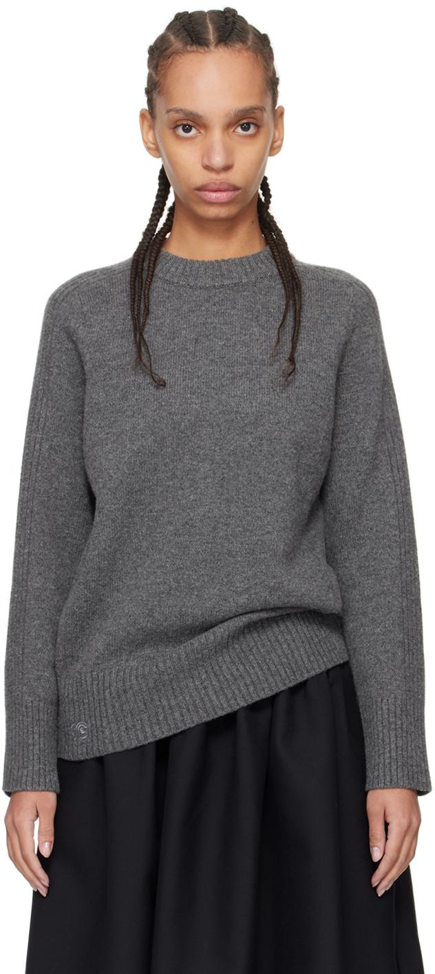 fax copy express クルーネックセーター　グレー　ssense fax copy express クルーネックセーター グレー ssense