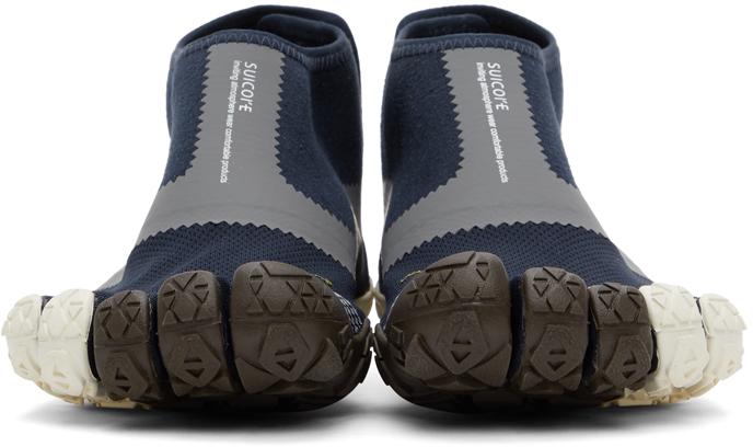 Suicoke Grey Vibram Edition Nin-lo-m Fivefingers Sneakers in Navy/Gray  (Blue) for Men | Lyst