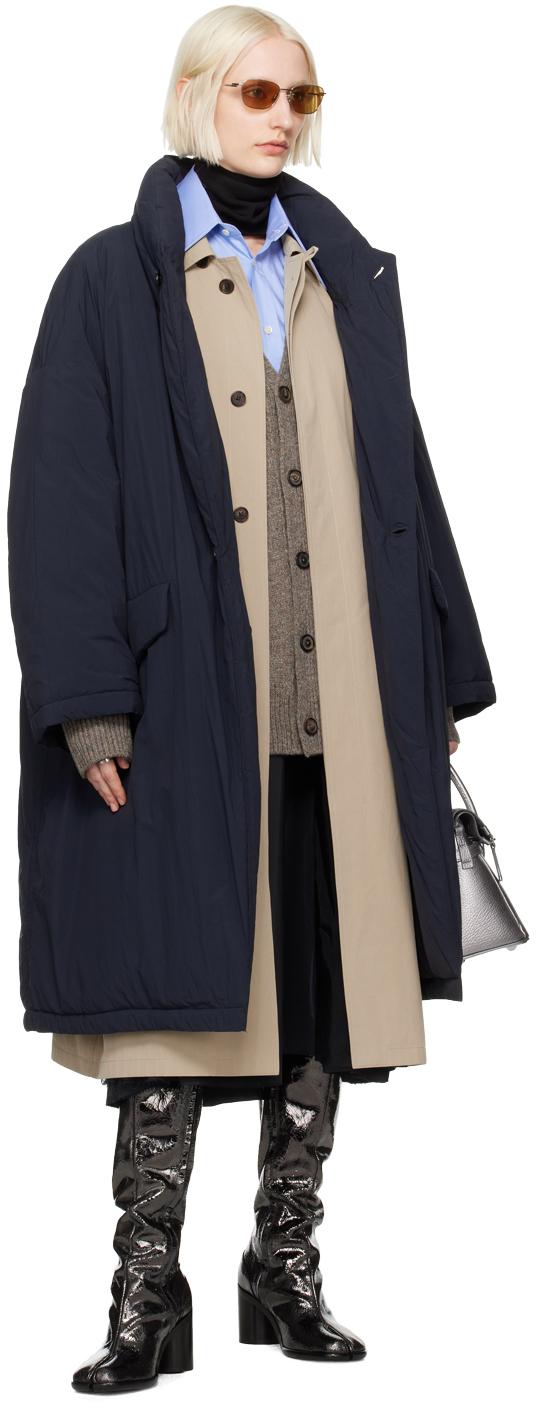 Maison Margiela レディース ブルー リサイクルナイロン ジャケット 