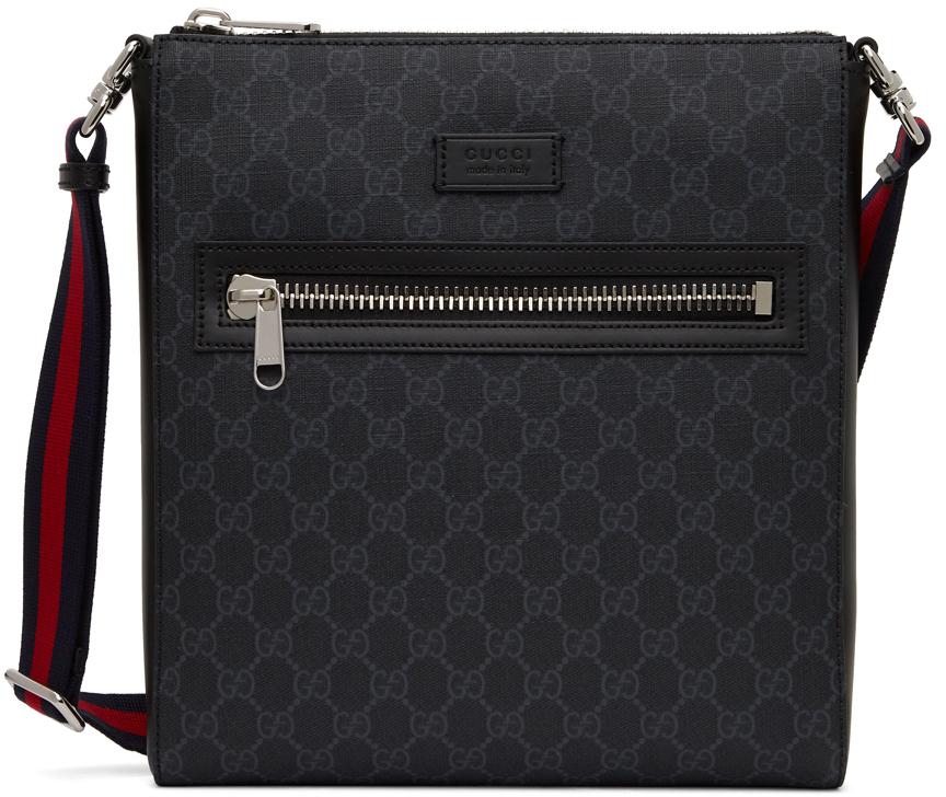 Gucci gg Messenger Bag in Black for Men | Lyst UK