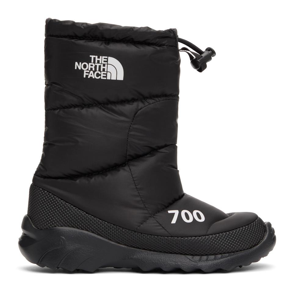 The North Face Synthetic Black Down Nuptse 700 Boots for Men | Lyst ...