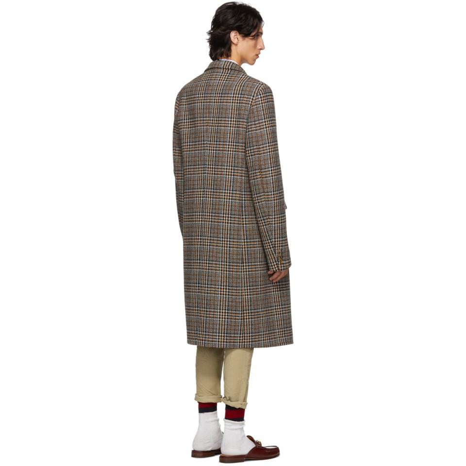 gucci houndstooth coat