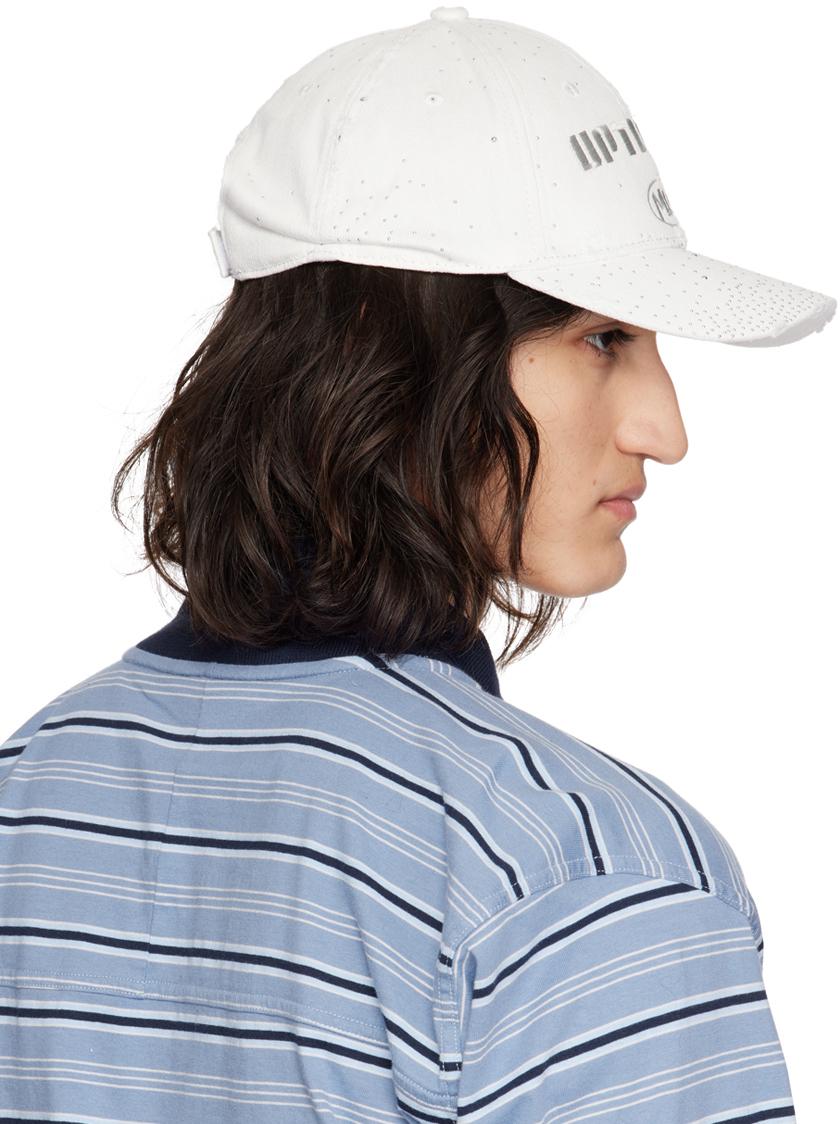 Martine Rose Rolled Back Cap in Blue for Men | Lyst