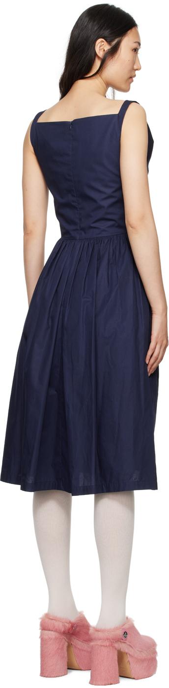 waistcoat midi dress LKB Pernille waistcoat cotton linen midi dress