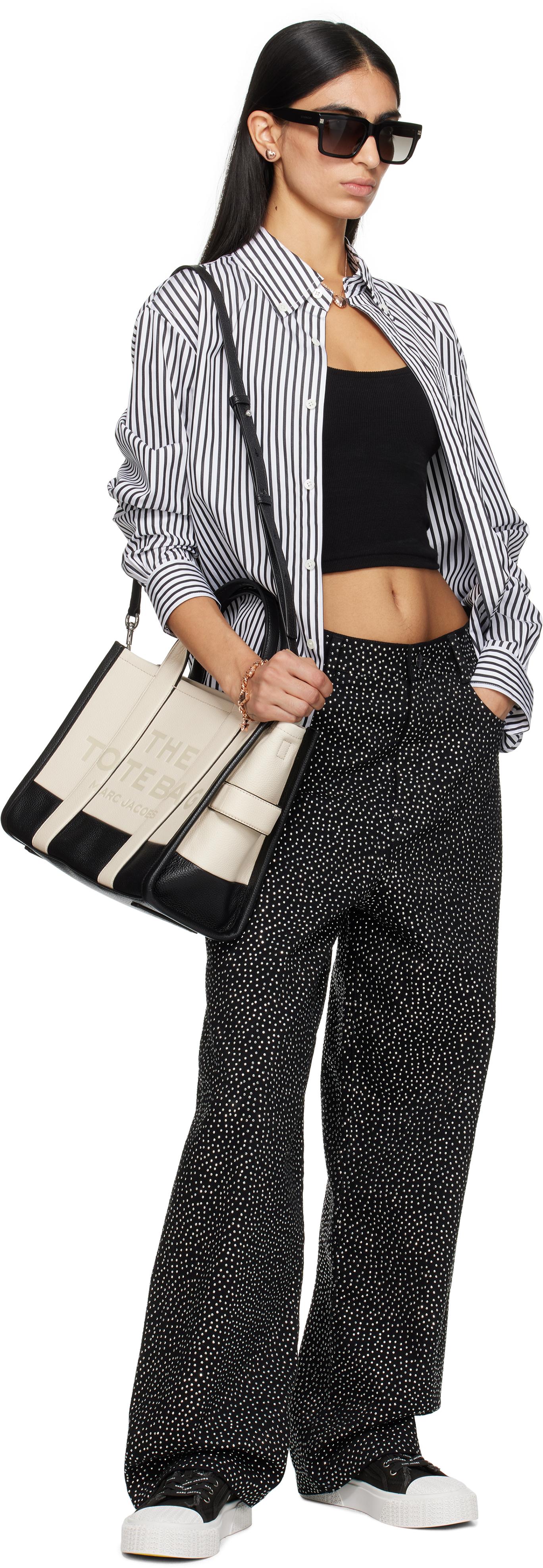 Marc Jacobs レディース ナチュラル オフホワイト＆ブラック The 