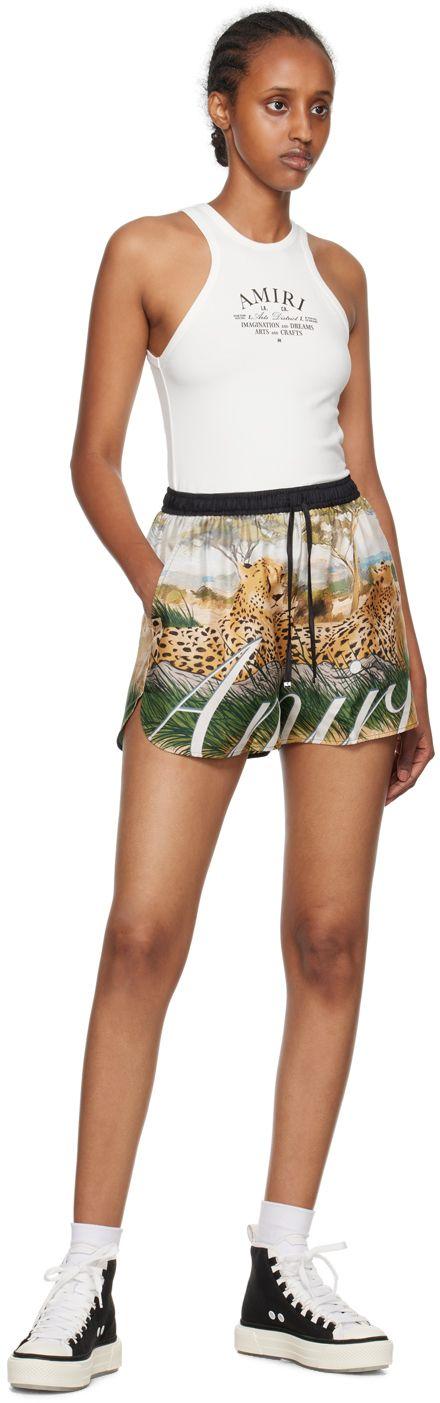 AMIRI cheetah-print Silk Shorts - Farfetch
