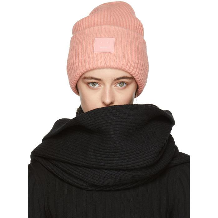 Acne Studios Wool Pink Pansy L Face 