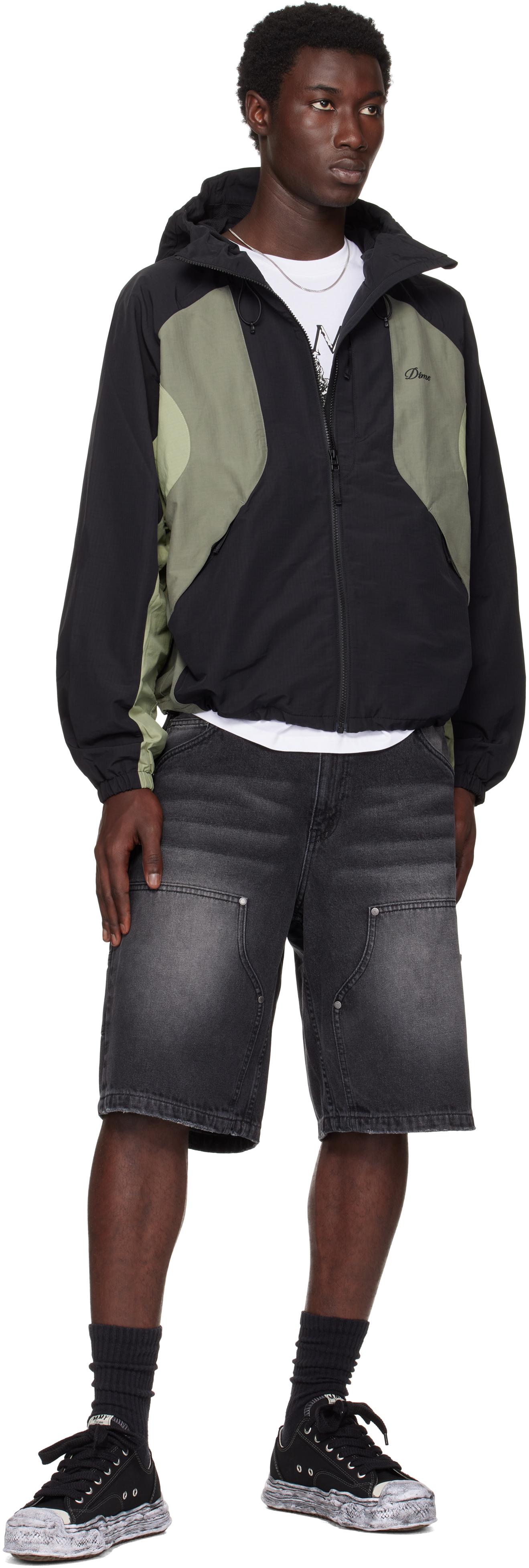 メンズ Dime ブラック＆グレー ウインドブレーカー ブラック | Lyst