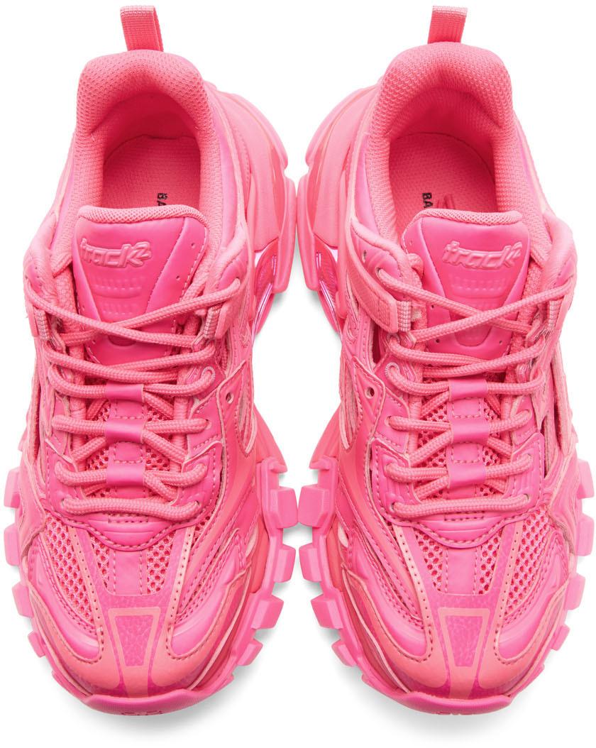 Balenciaga Rubber Track.2 Sneakers in Pink - Save 21% | Lyst