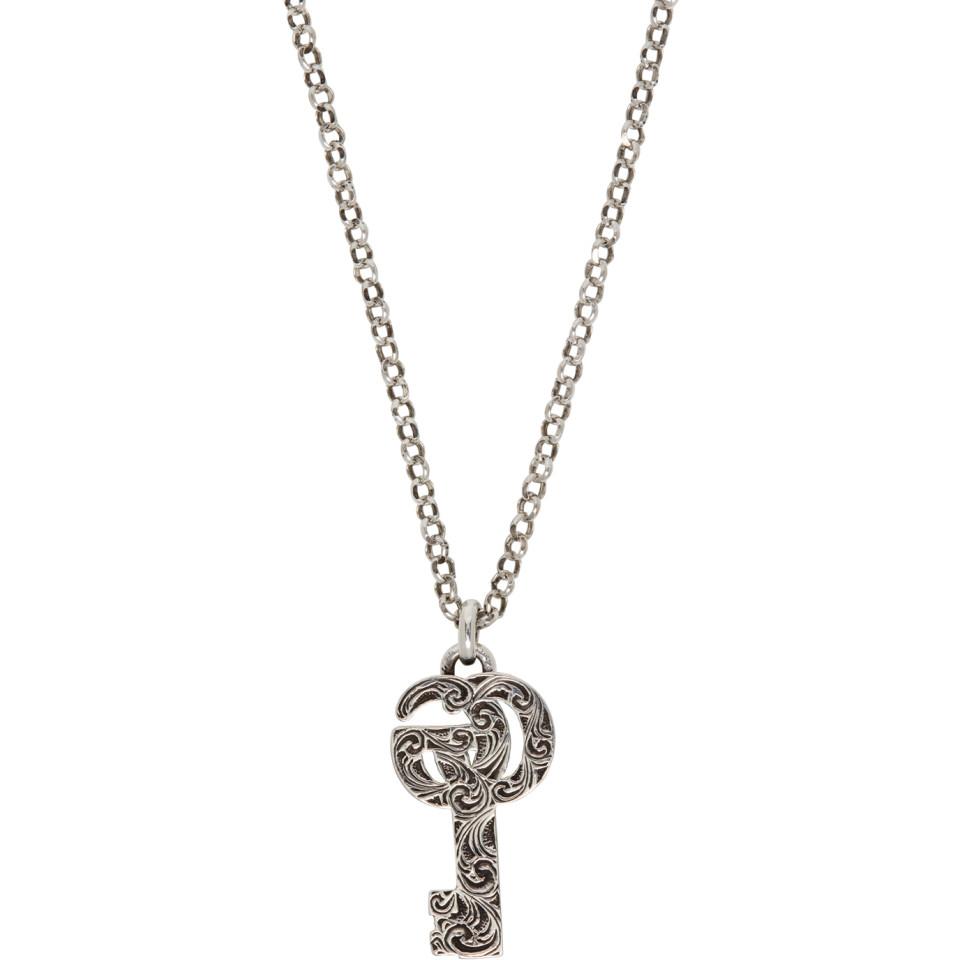 gucci key necklace mens