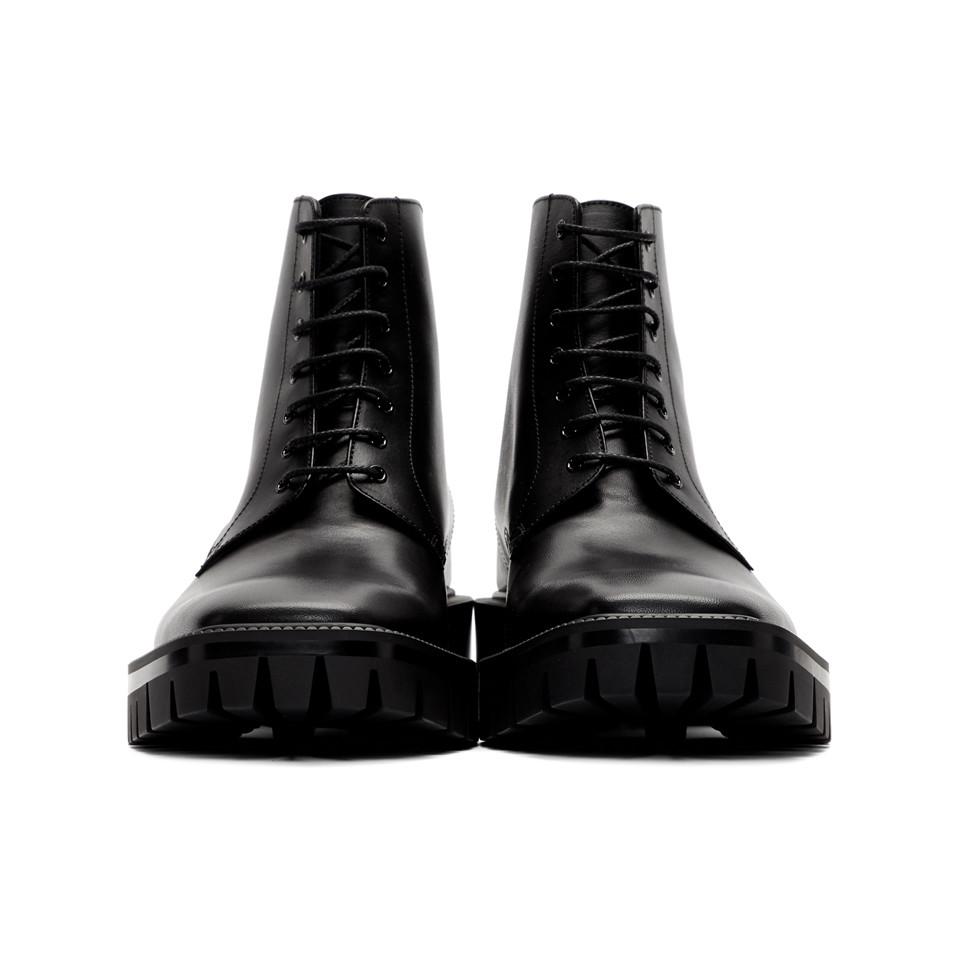 Balenciaga Black Outdoor Rim Boots for Men | Lyst