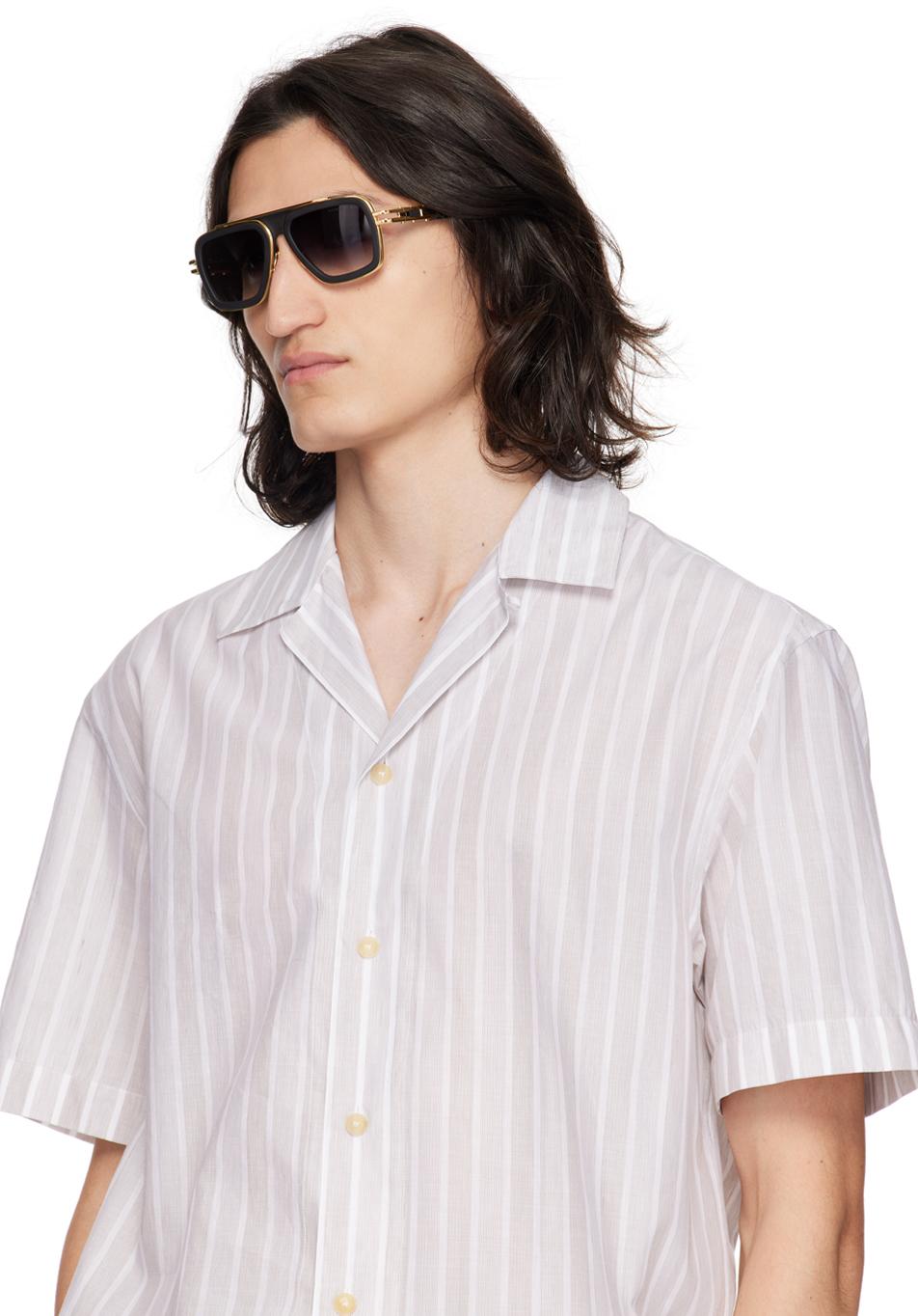 Dita Eyewear メンズ ブラック &ゴールド Lxn-evo サングラス Dita Eyewear メンズ ブラック &ゴールド Lxn-evo サングラス