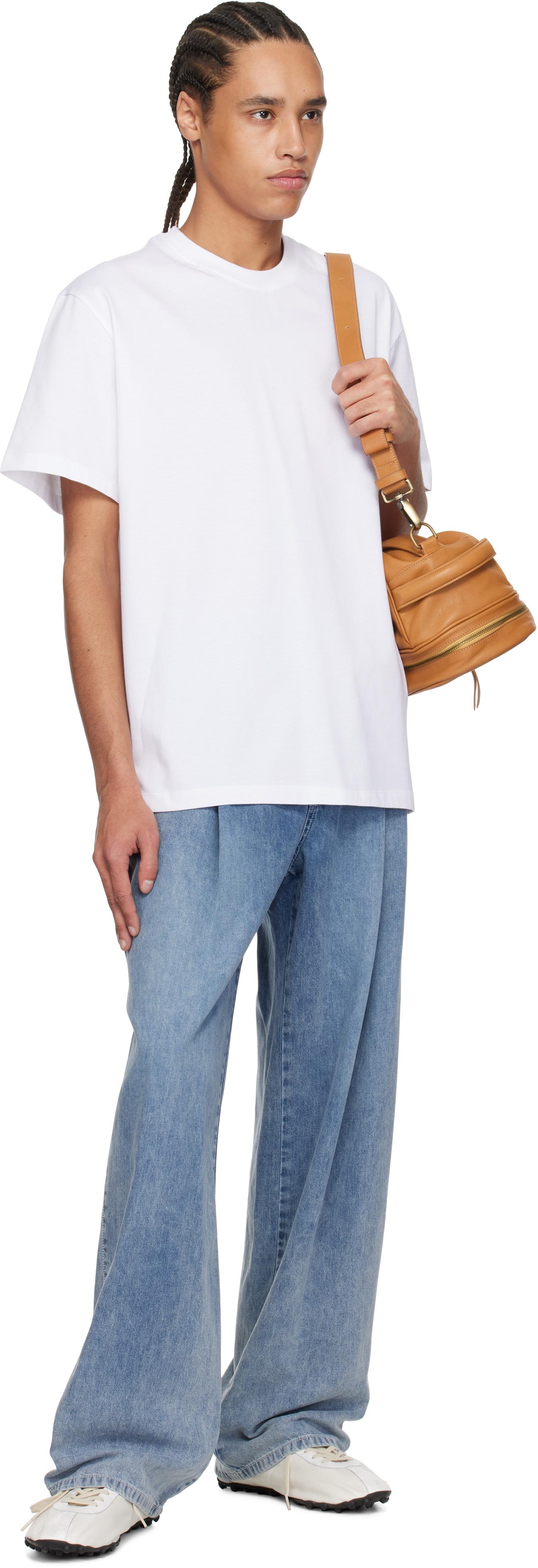 【Wooyoungmi】 正規品★ 3D Coral Back Logo T-Shirt White White 3D Coral Back Logo T-Shirt - WOOYOUNGMI