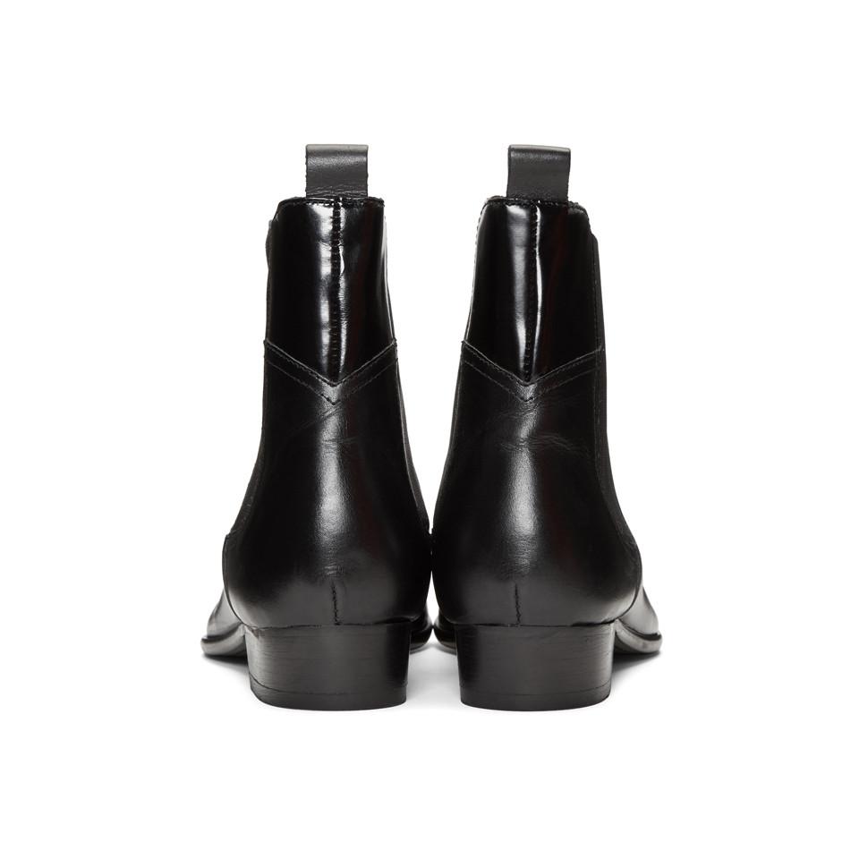 watts black chelsea boot