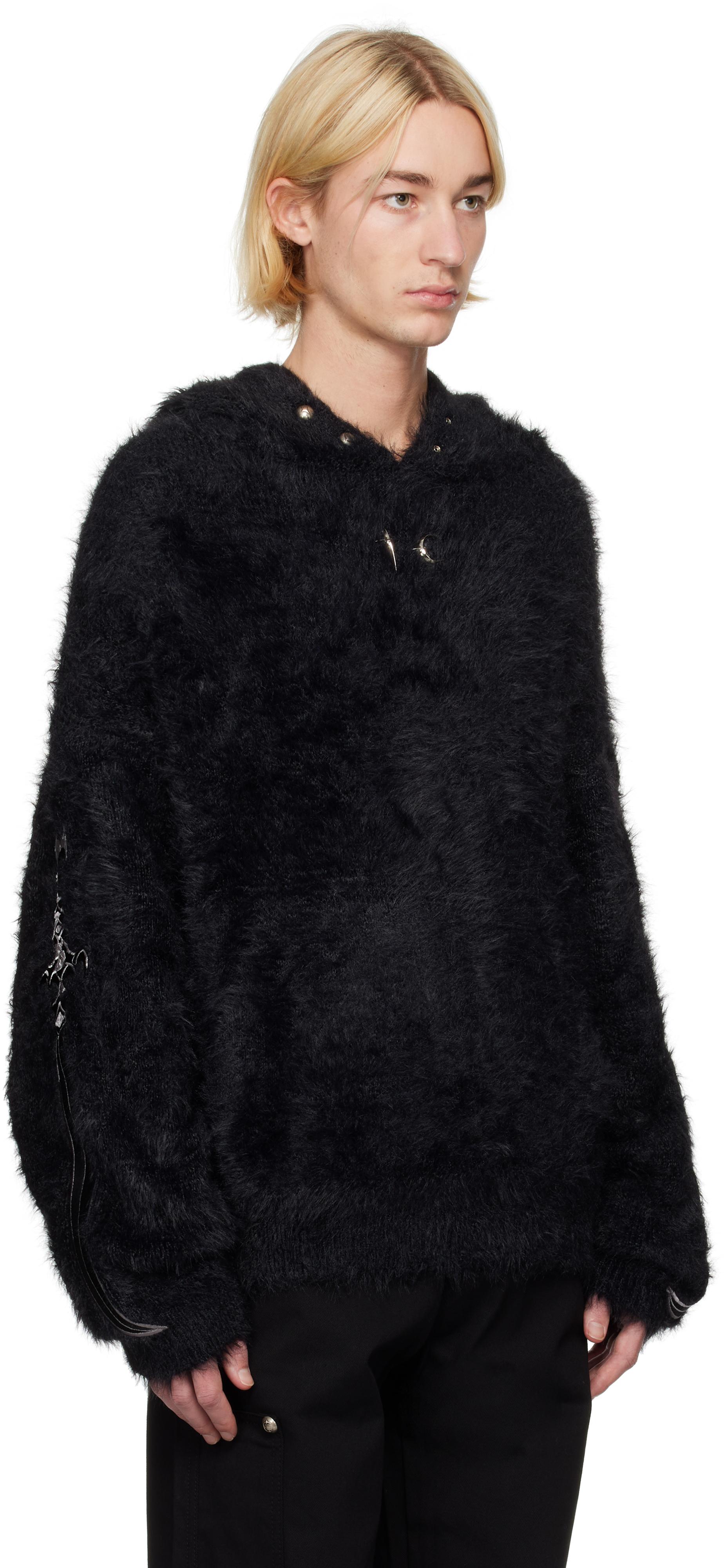 THUG CLUB Pack Sword Faux-Fur Hoodie in Black for Men | Lyst UK