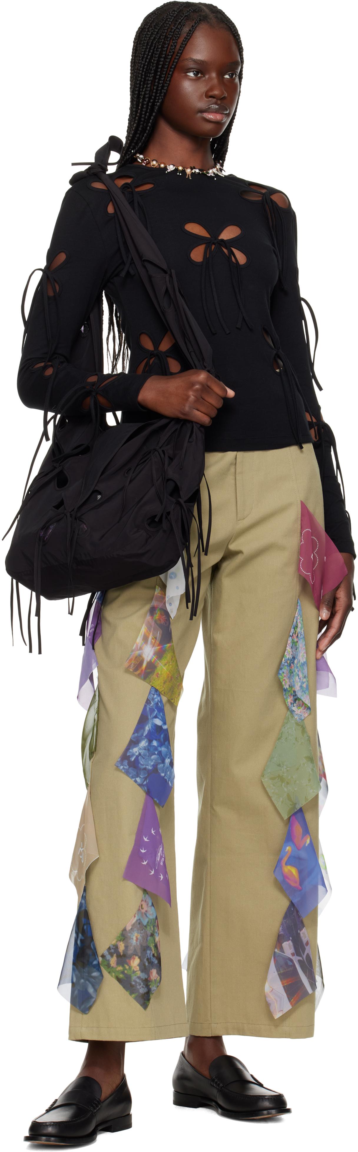 JKim Chilla Petal Bale Bag in Black | Lyst
