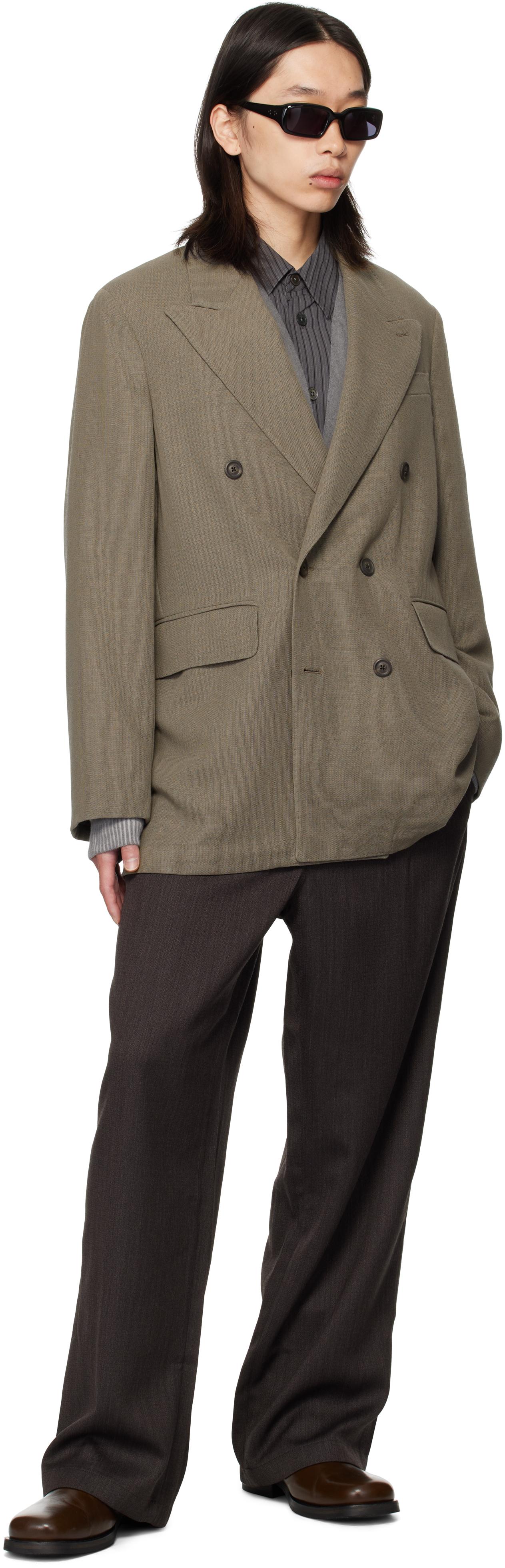 Our Legacy Sharp Db Blazer in Brown for Men | Lyst