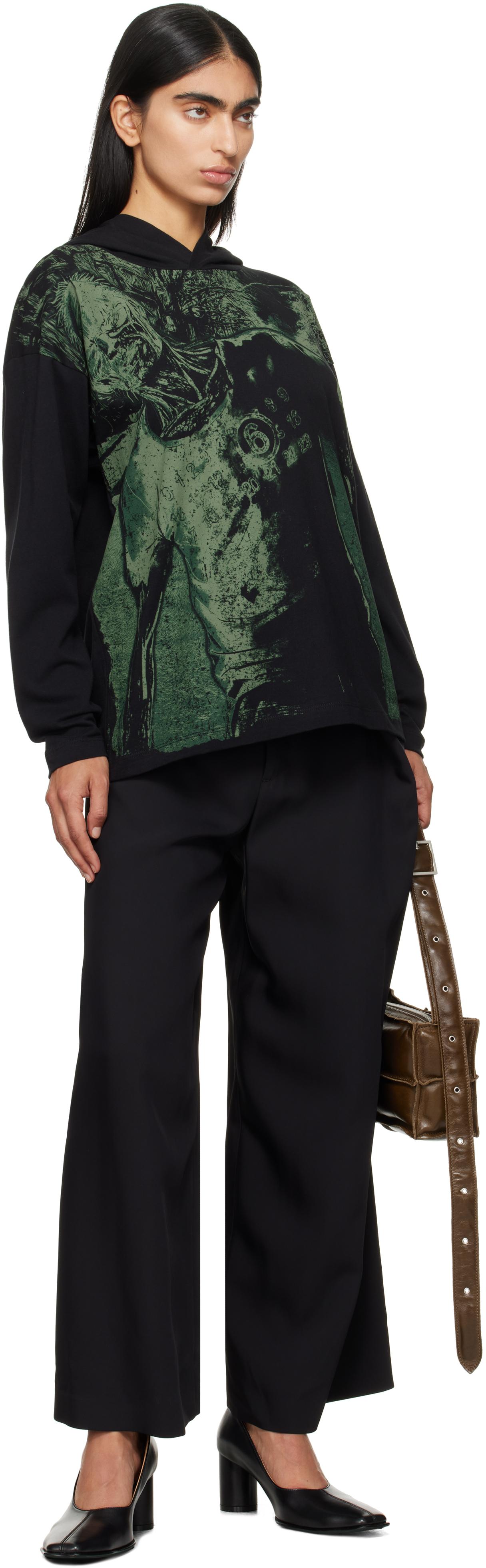 MM6 maison martin margiela ブラック長袖トップス