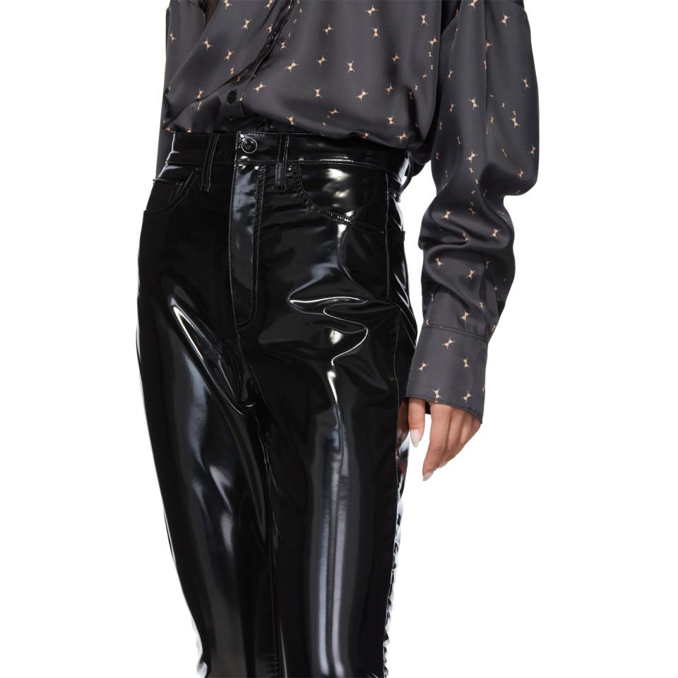 rag & bone vinyl pants
