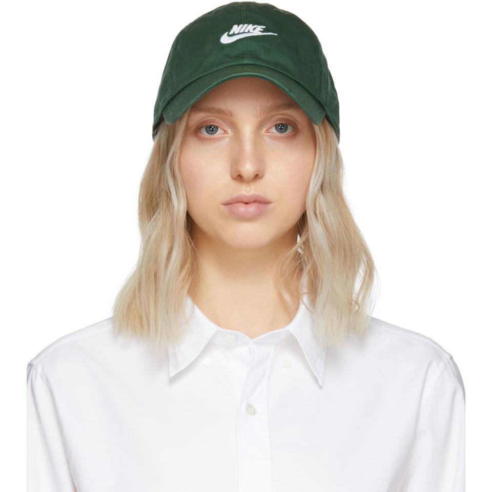 Nike Cotton Green Heritage 86 Cap | Lyst