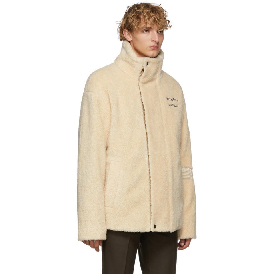 acne studios teddy jacket