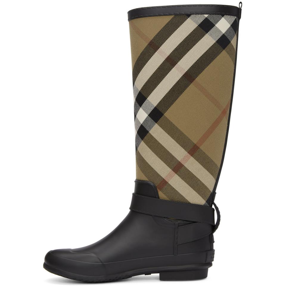 rain boot burberry