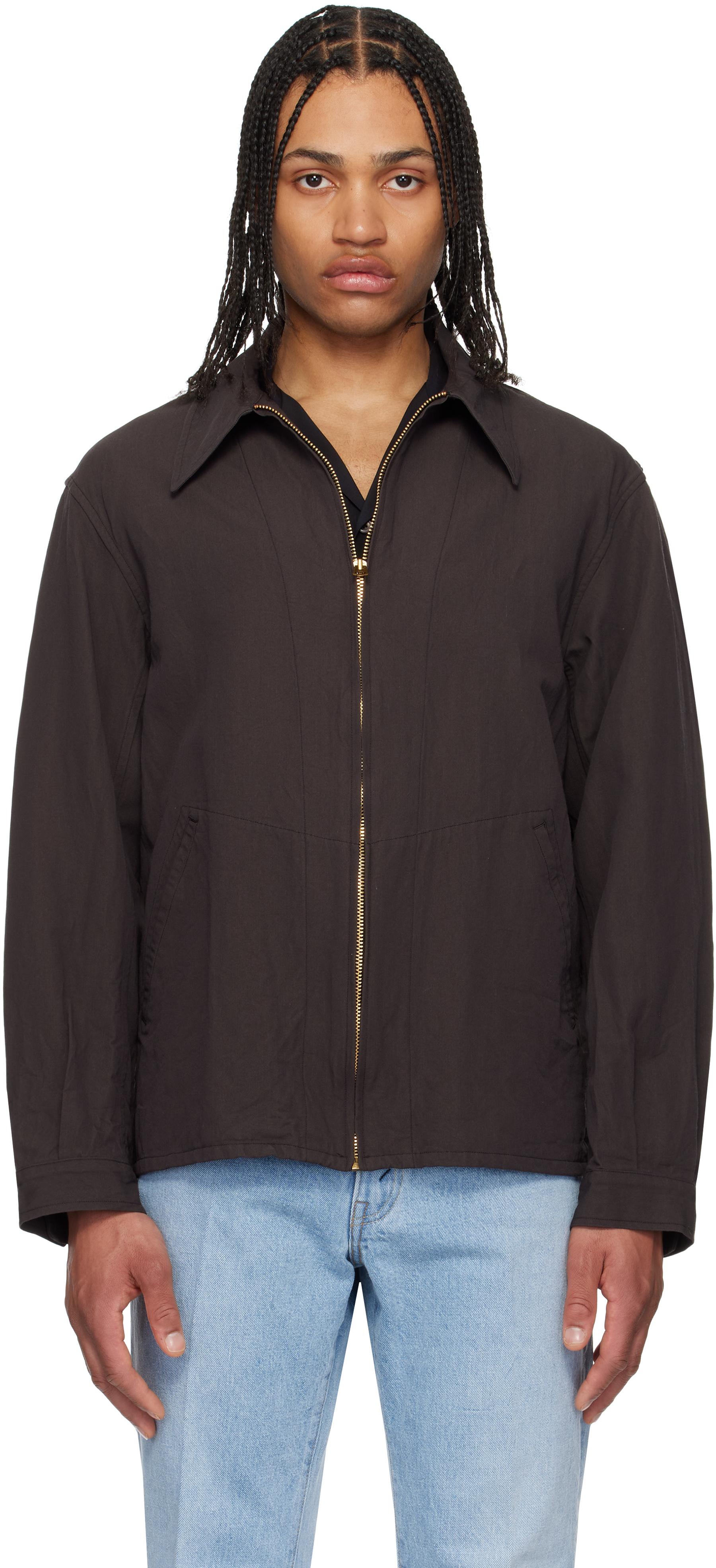 Mens Jackets Kaptain Sunshine Black Tracker Jacket Kaptain