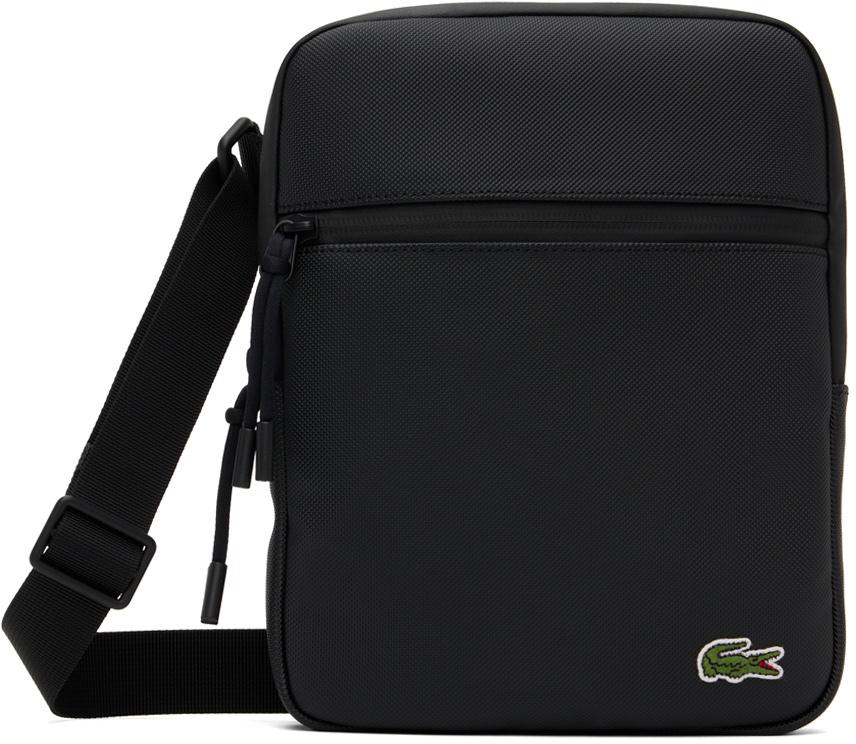 Lacoste Embroide Crossbody Bag in Black for Men | Lyst Australia