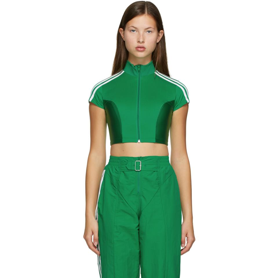 adidas Originals Green Paolina Russo Edition Crop Top | Lyst UK