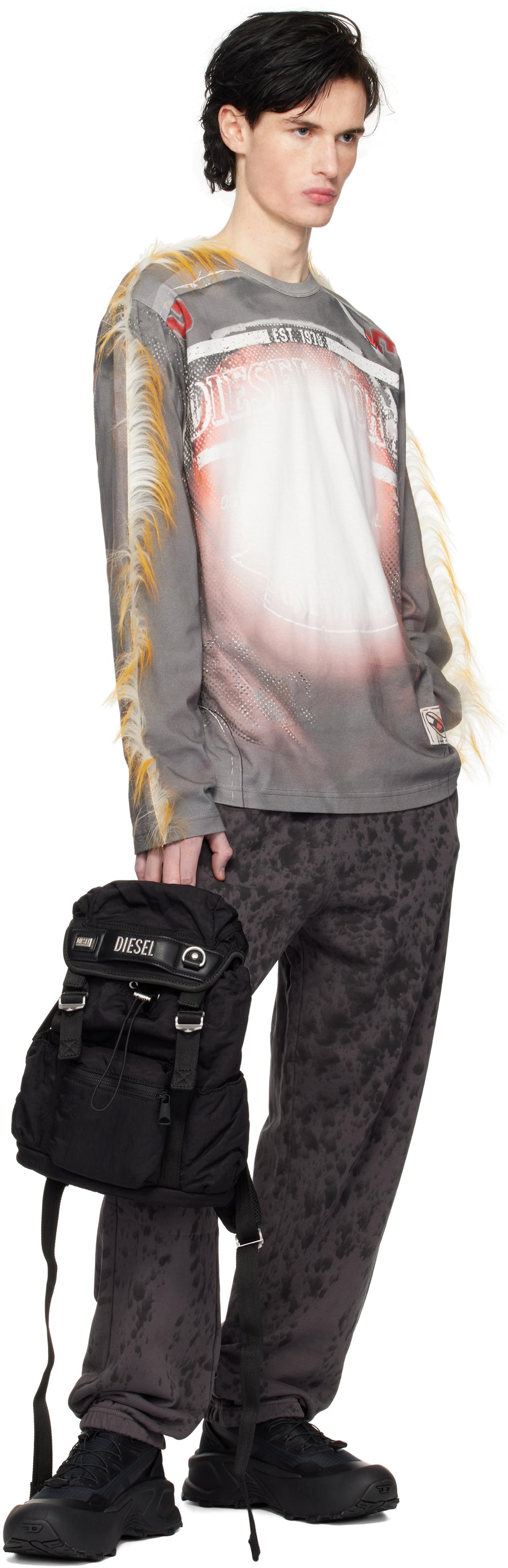 DIESEL Logos S Backpack in Black for Men | Lyst